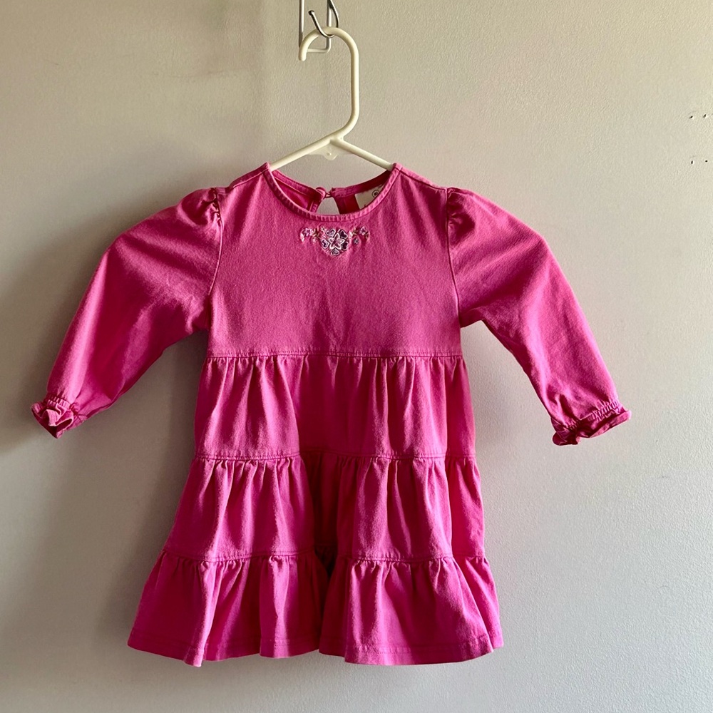 Hanna Andersson Vibrant Pink Dress